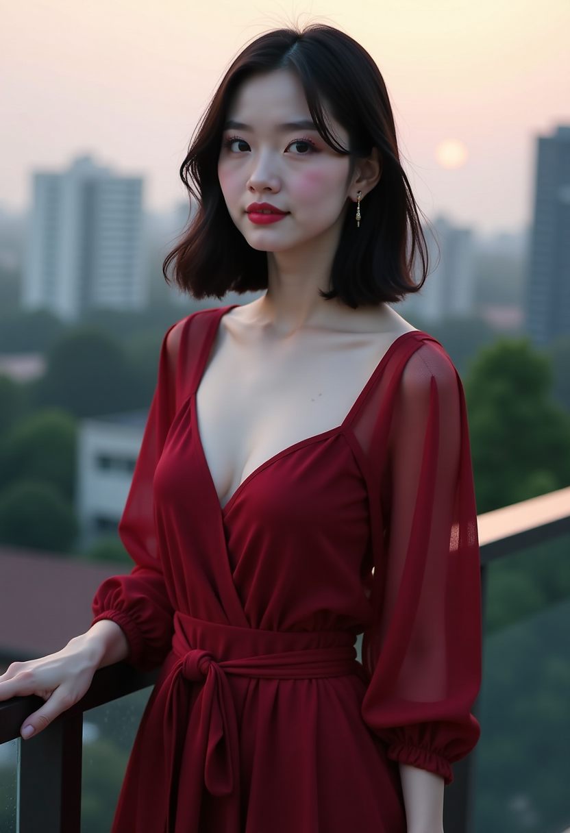 夜幕降临时